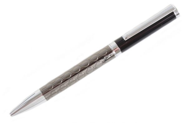 Grey and Black Wave Ballpoint Pen from Dalaco