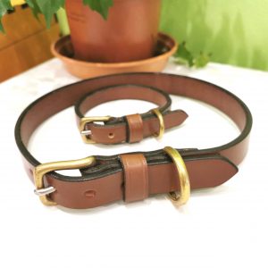 Dog Collar - Classic Style in Conker by Collar and Cuffs - lifestyle