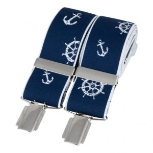 Braces in Navy with White Nautical Theme from Dalaco