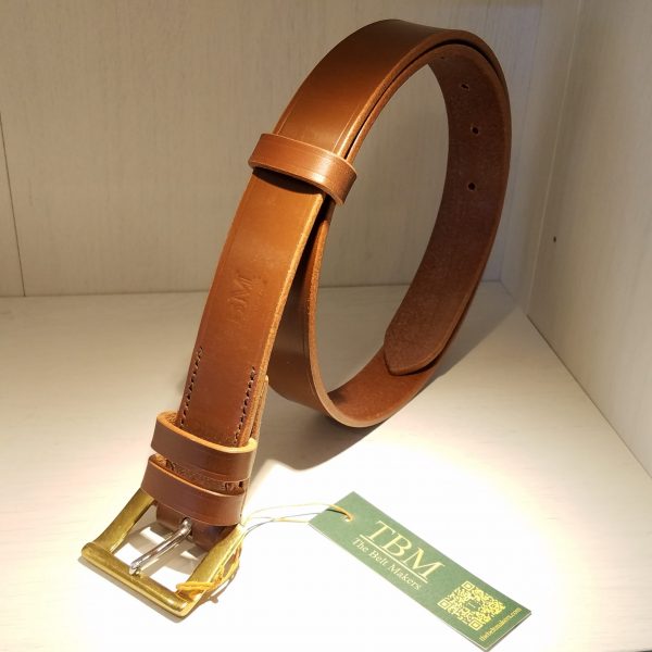 Belt - Classic in Conker and Natural by The Belt Makers