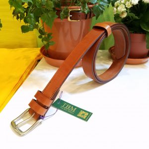 Belt - Essential Classic in Light Havana with Stainless Steel West End Buckle by The Belt Makers - main