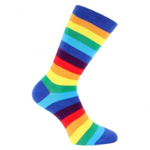 Rainbow for NHS combed cotton socks from Dalaco