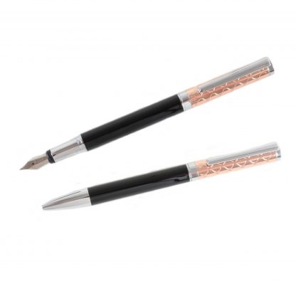 Rose Gold and Black Pens from Dalaco