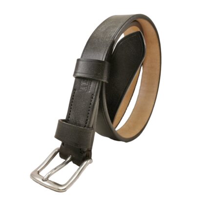 TBM belt in Bakers Black leather 114 sswe standing