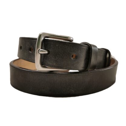 TBM belt in Bakers Black leather 1¼ sswe fastened