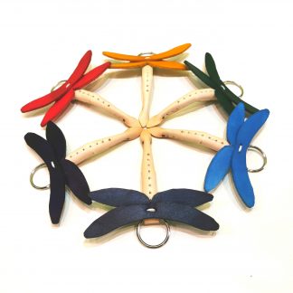 Keyrings - Dragonfly by BeSavage Leather