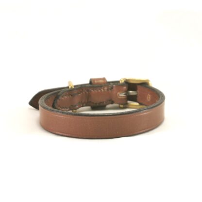 Dog Collar - Classic Style in Conker by Collar and Cuffs - Small, back