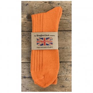 Socks - Wool in Solid Orange