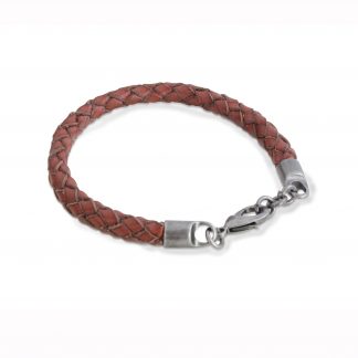 Bracelet - Rustic Brown with Chain Clasp from Dalaco