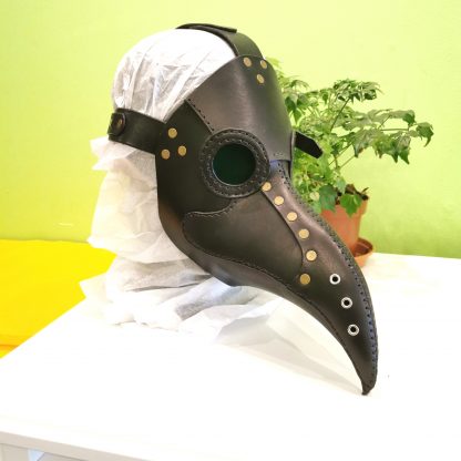 Mask - Plague Doctor Mask by Be Savage Leather side view
