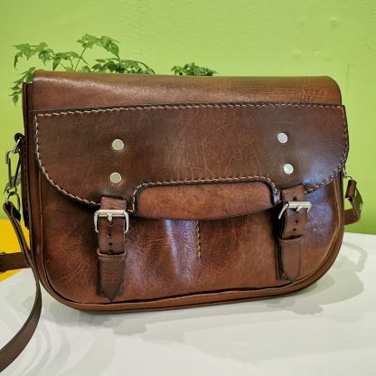 Satchel - in Brown by Be Savage Leather 2