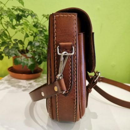 Satchel - in Brown by Be Savage Leather left